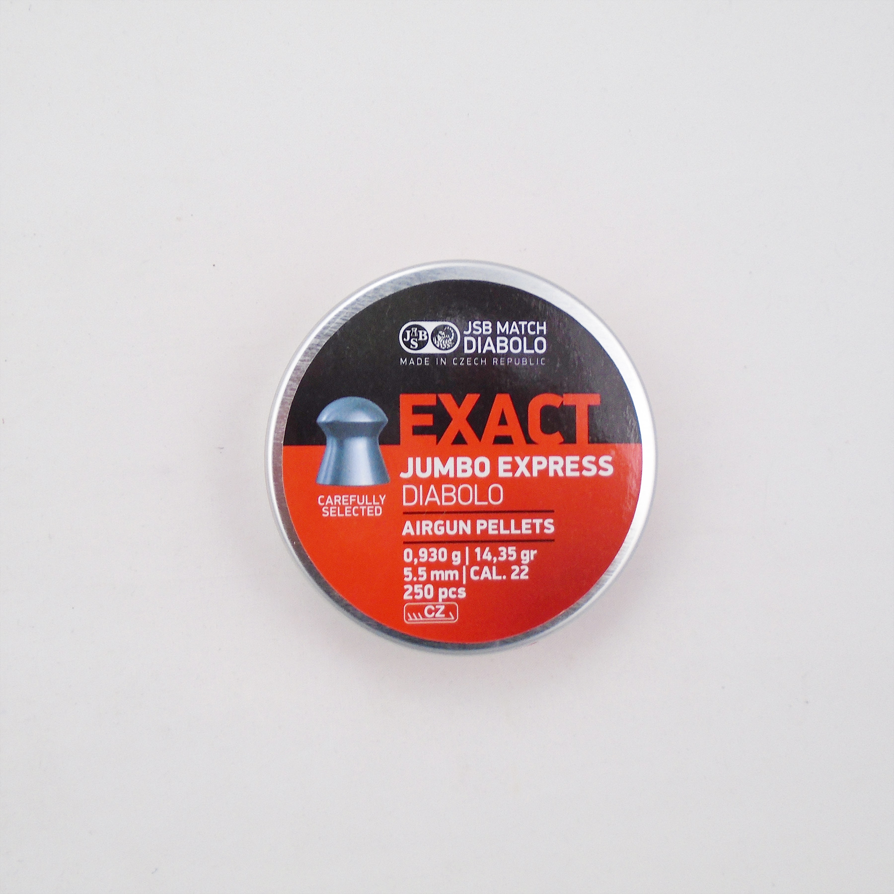 Diabolo JSB EXACT Jumbo  cal. 5,52mm (.22) 15,89 gr (1,030 g) - 250 ks