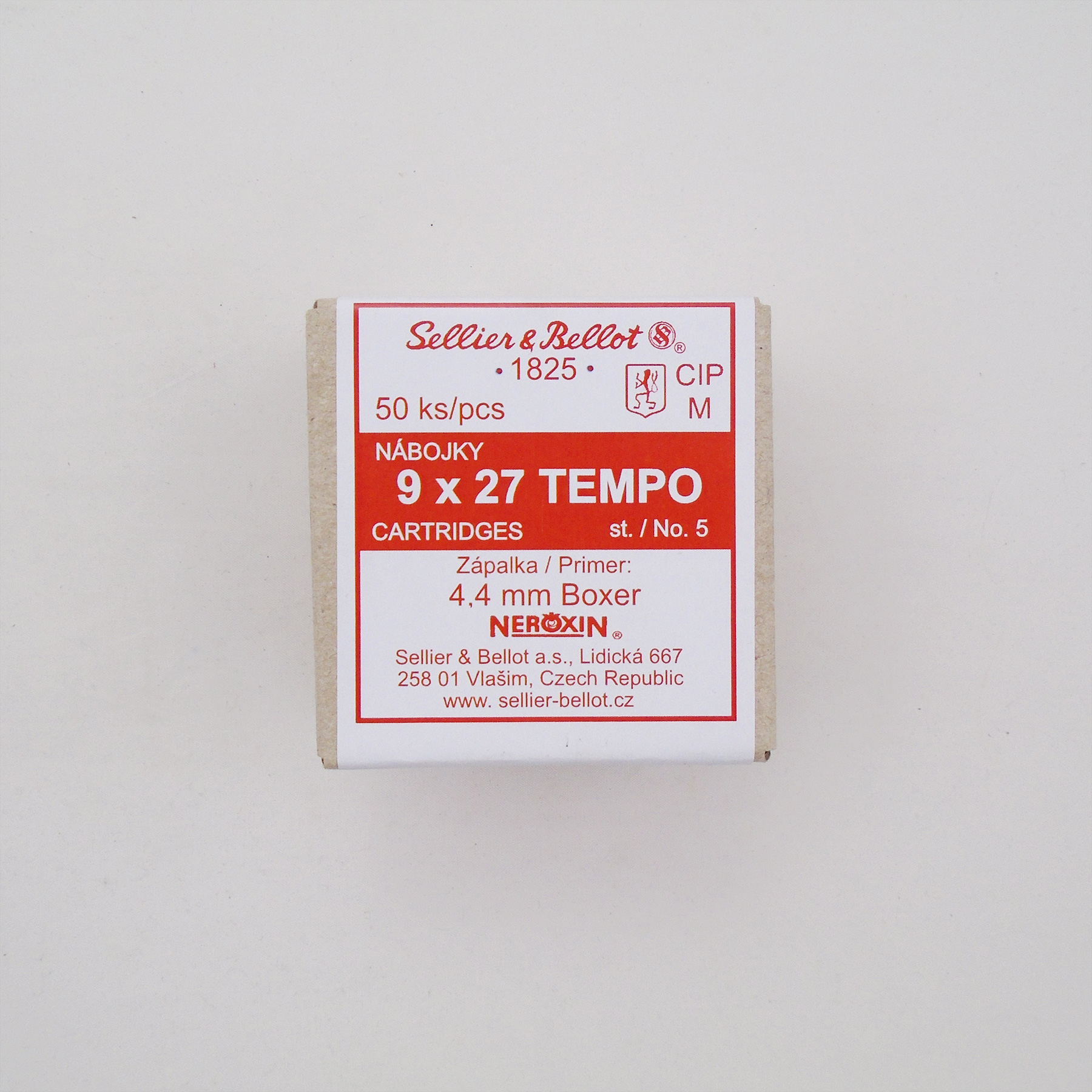 Nábojky 9x27 Tempo St. No.5 (50ks)