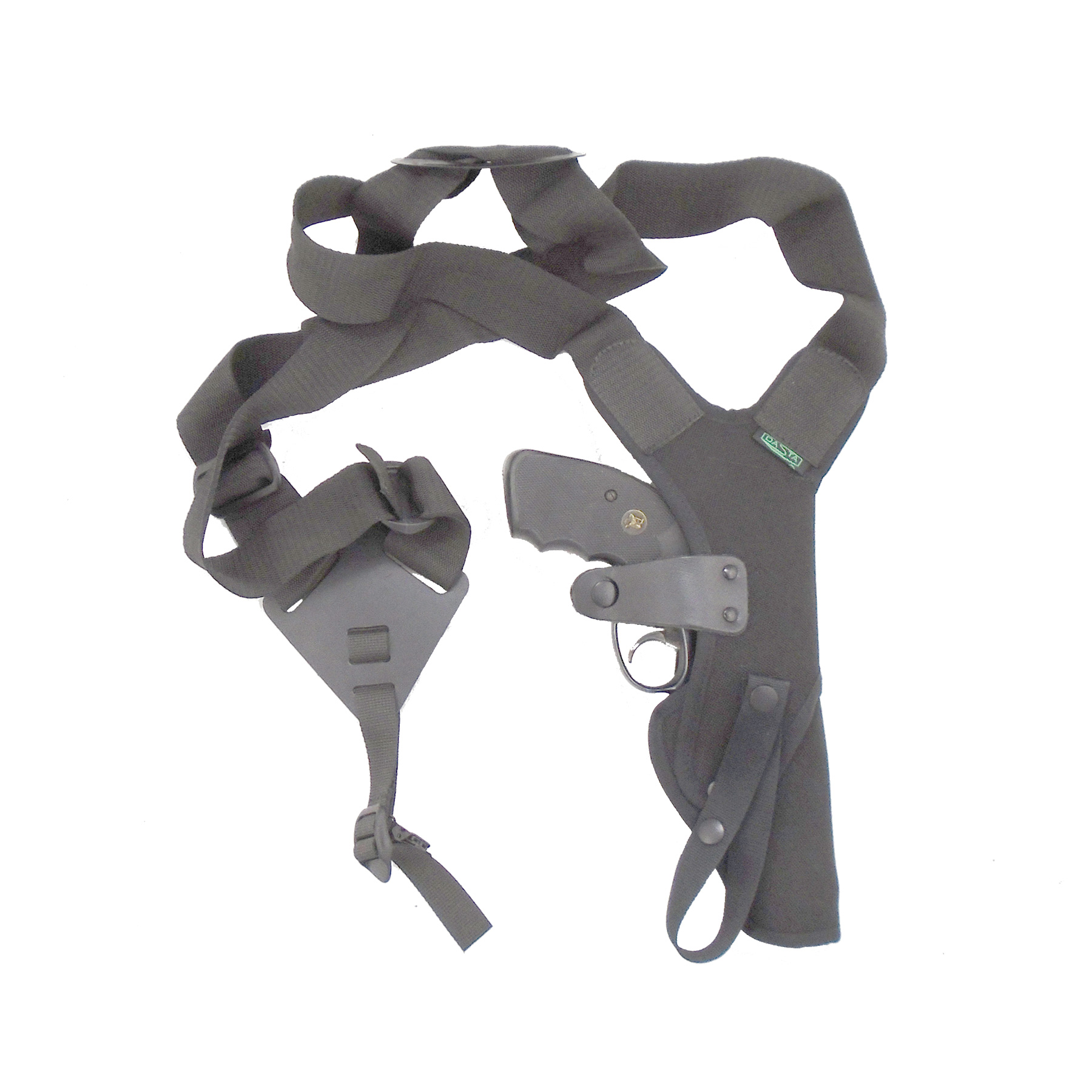 Pouzdro DASTA pro revolver 4" podpažní vyklápěcí nylonové černé
